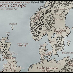 Wikingerkarte - Digitaler Download
