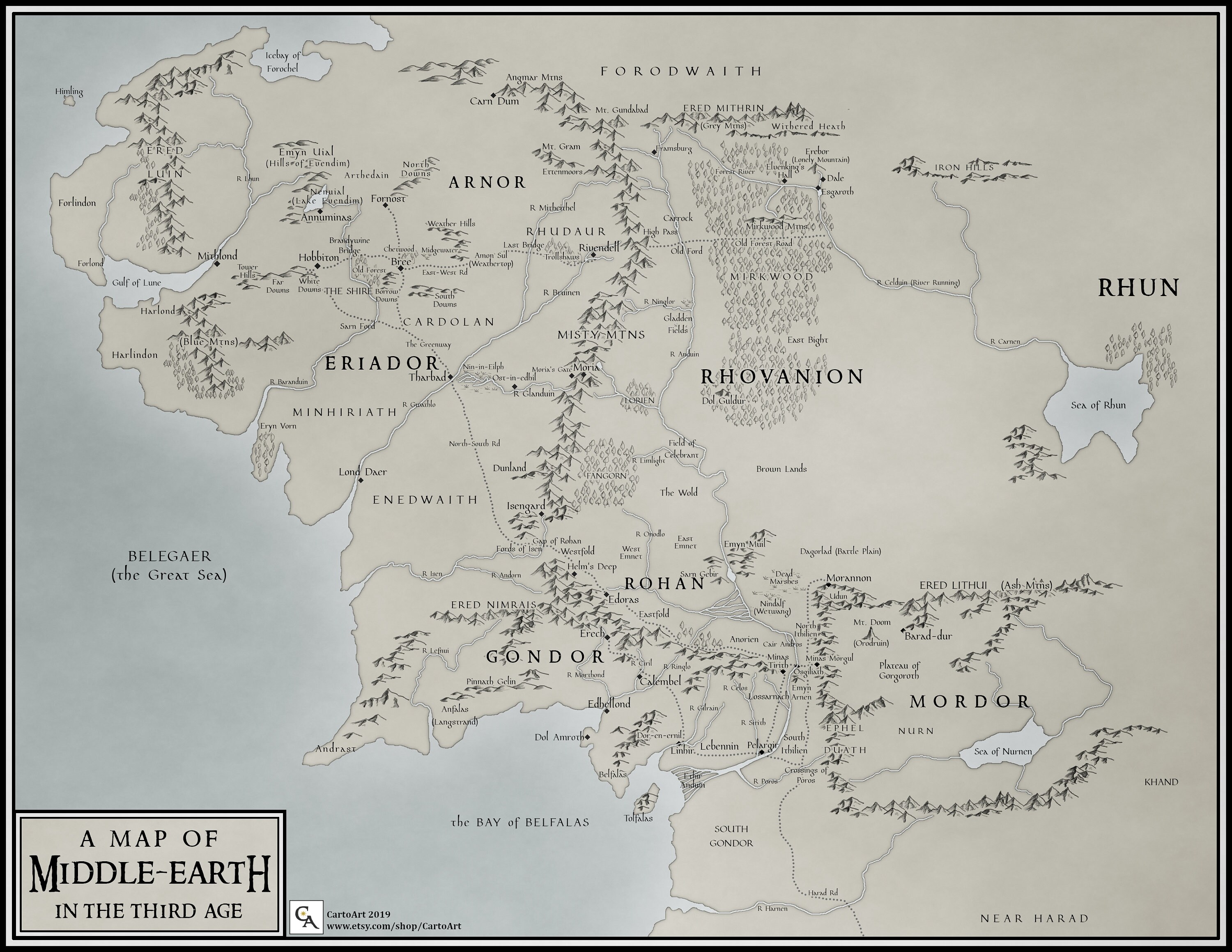 the atlas of tolkien