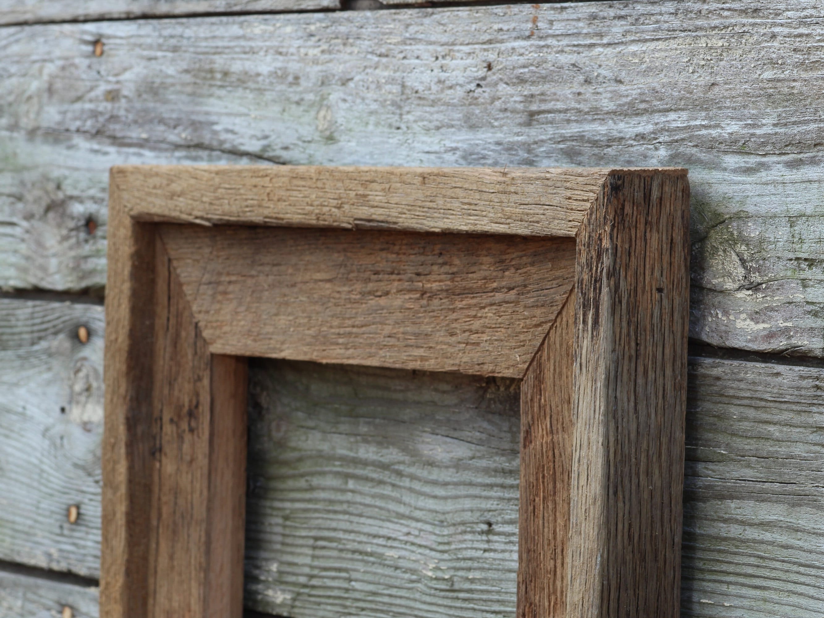 Handcrafted Reclaimed Barn Wood Frame – Rustic 11x14 Oak - Etsy
