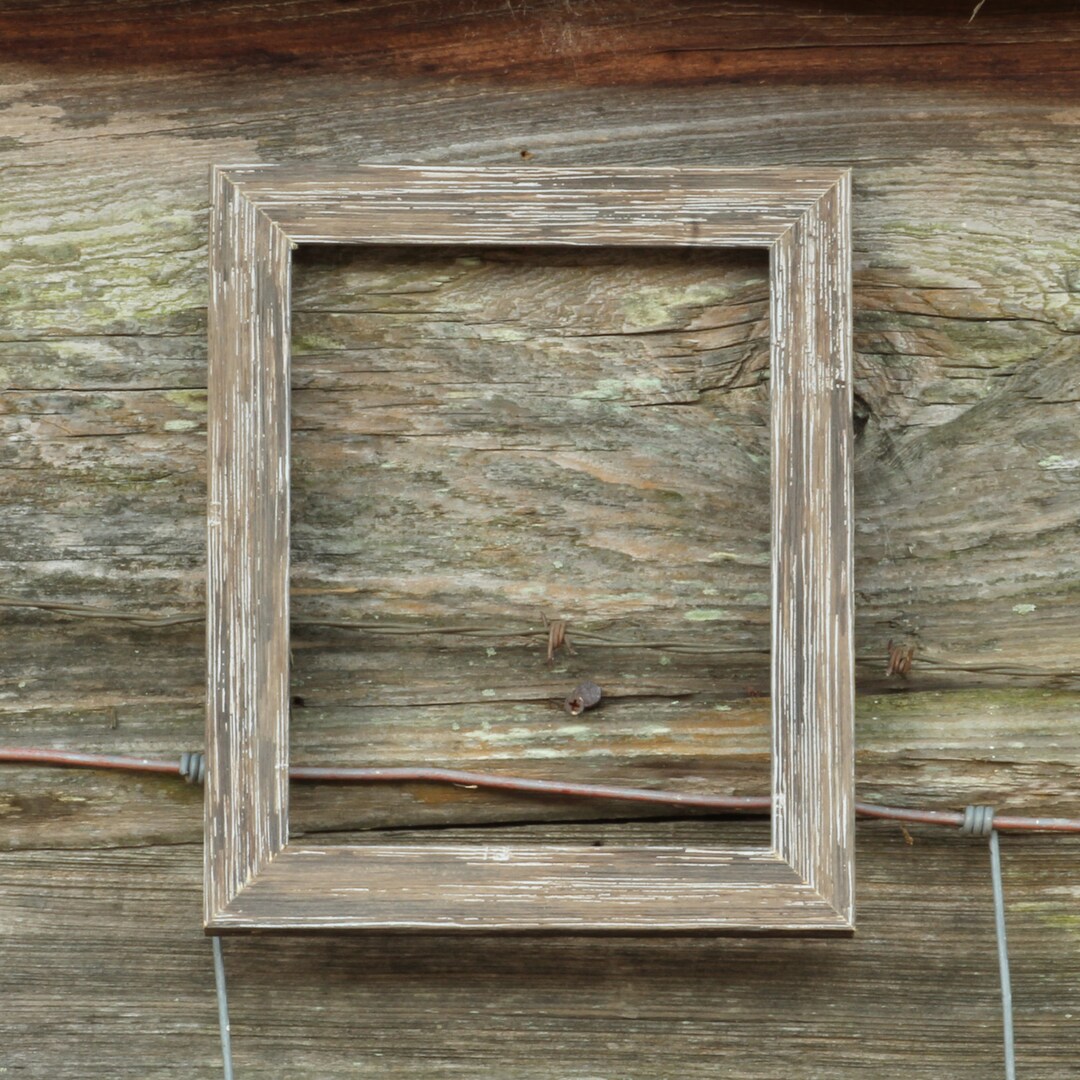 Distressed Barnwood Finish Frames – Rustic Photo Frame, Loft Style - Etsy
