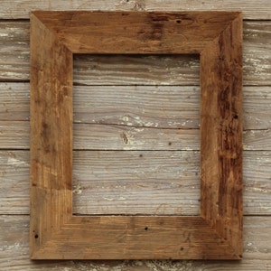 The Appalachian 3.5&quot; Natural - Vintage Rustic Decor Reclaimed Wood Frame (All Sizes)