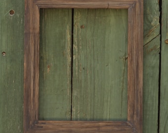 Modern Barnwood Finish Frames - 1-1/4&quot; Facing Width - Gray & Brown Finish - Distressed Natural Look - (All Sizes) -Loft Rustic Frames