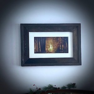 The Post & Beam Dark American Walnut 3.5&quot;--(All Sizes) -The Loft Signature Handcrafted Vintage Barn Wood Frames