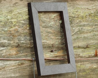 Barnwood Style Picture Frame - Distressed Espresso Finish
