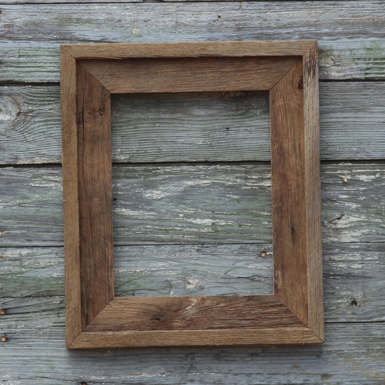 Handcrafted Reclaimed Barn Wood Frame – Rustic 11x14 Oak - Etsy