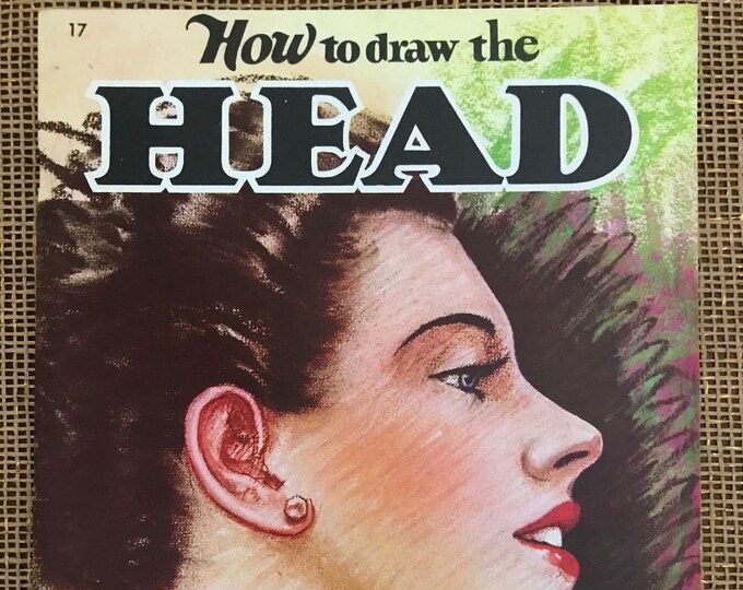 HEAD Drawing Book. How to Draw the Head. Vintage Drawing Book. Drawing