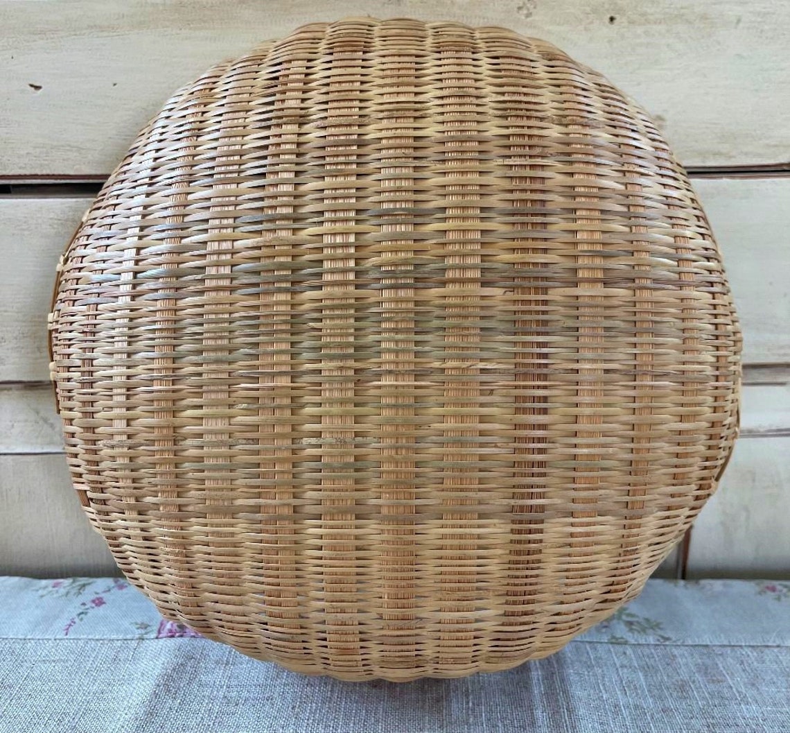 Winnowing Basket Bowl Basket Basket Decor Vintage Winnowing | Etsy