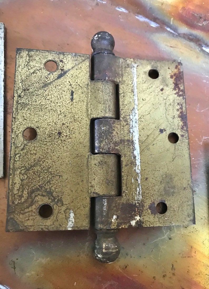 Old Hardware Vintage Hinges Industrial Decor Door Hardware Vintage Supply Vintage Door Hinges DOOR HINGES Vintage Hardware Hinges.