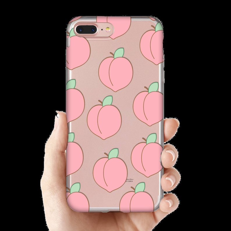 Peach Phone Case Soft Silicone Cover iPhone 5S/6S/6/7/8/PLUS/X Etsy Peach Phone Case Soft Silicone Cover iPhone 5S/6S/6/7/8/PLUS/X Etsy