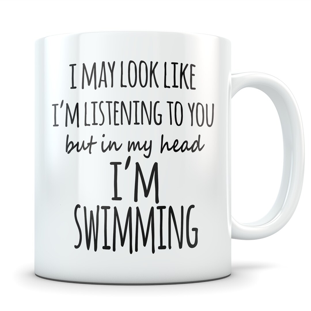 Funny Swimmer Mug Swim Gift for Swimmers Women Gift for Swimmers Men