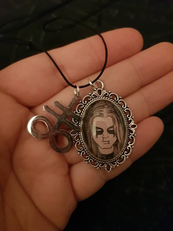 Black Metal Pendants Etsy Canada