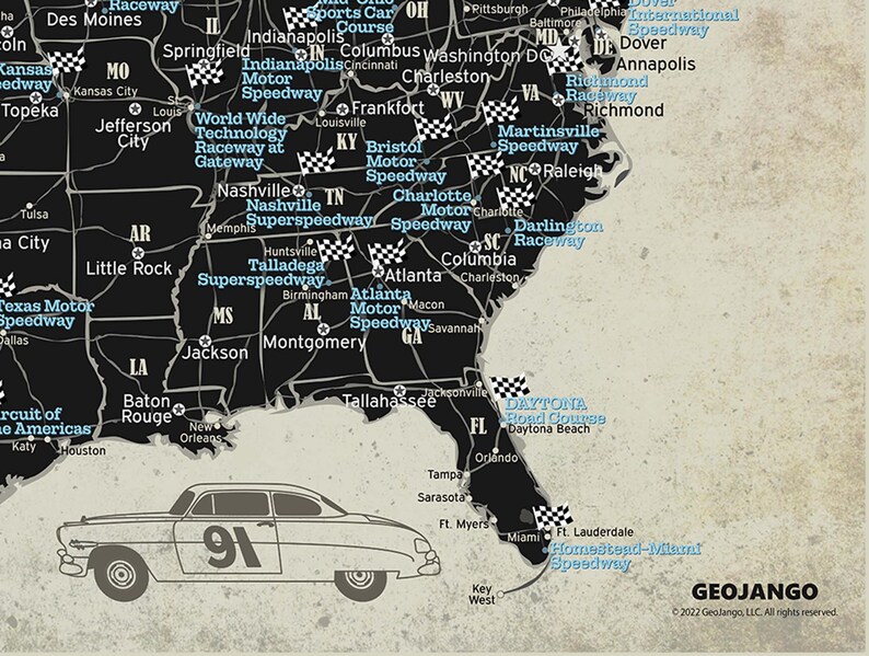 NASCAR Race Tracks in Florida