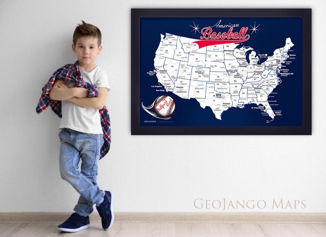125th ANNIVERSARY　USA BASEBALL MAP パズル ご自宅用限定お買い得品 125th ANNIVERSARY USA BASEBALL MAP