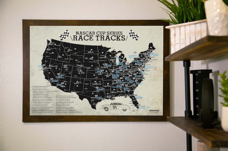 NASCAR Garage Wall Art