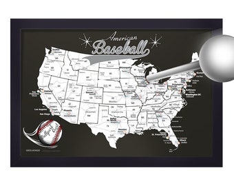 125th ANNIVERSARY　USA BASEBALL MAP パズル vintage MLB Baseball 550 Piece Puzzle World Impressions 92