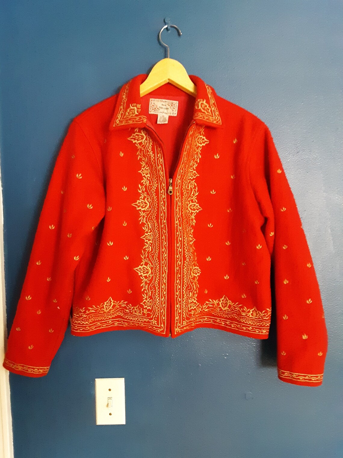 Vintage embroidered jacket etsy Vintage embroidered jacket etsy