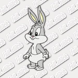 Baby Banny Embroidery Design, Cartoon Animal Embroidery Machine Design, Custom Embroidery, Instant Download