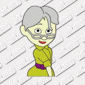 GrandMa Embroidery Design, Embroidery Machine Design, Custom Embroidery, Instant Download