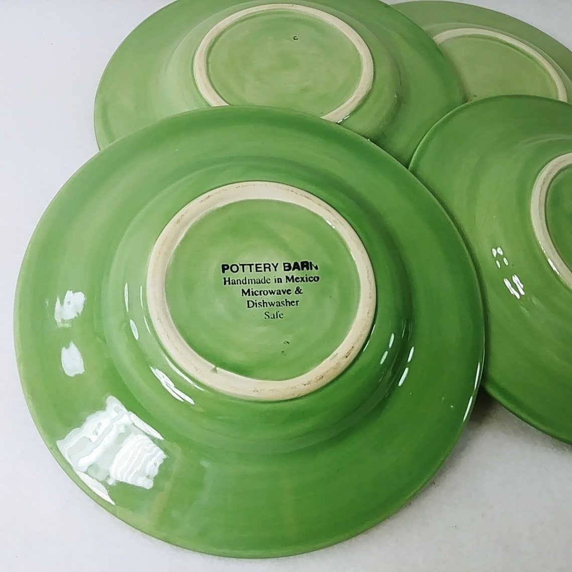 Salad Soup Pasta Bowl Sausalito Sage Green Pottery Barn Mexico Etsy