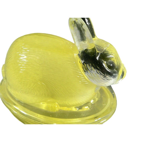 Rabbit Vanity Trinket Jewelry Storage Dish Bowl G… - image 2