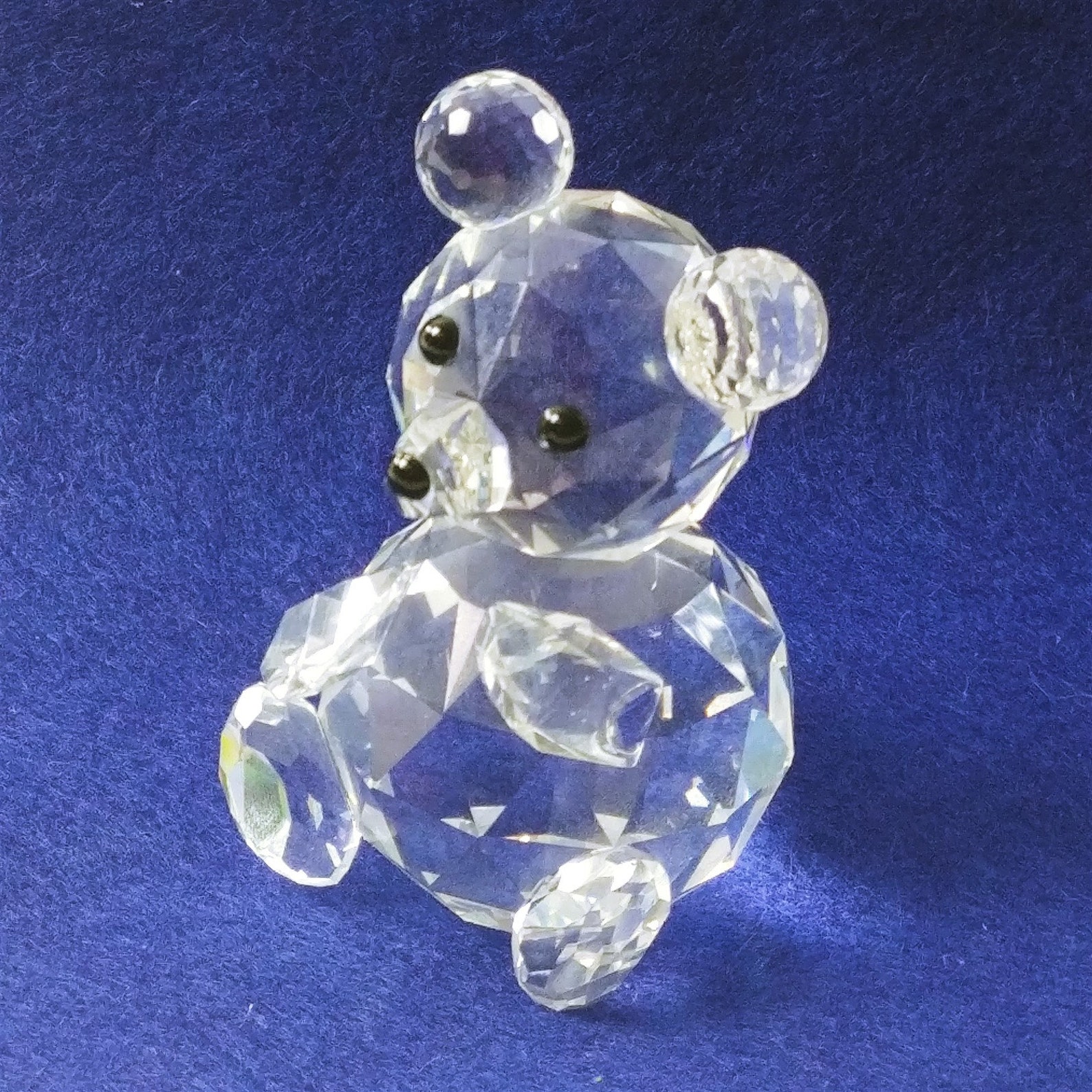 Swarovski Crystal Sitting Teddy Bear Figurine Tilted Head My XXX Hot Girl
