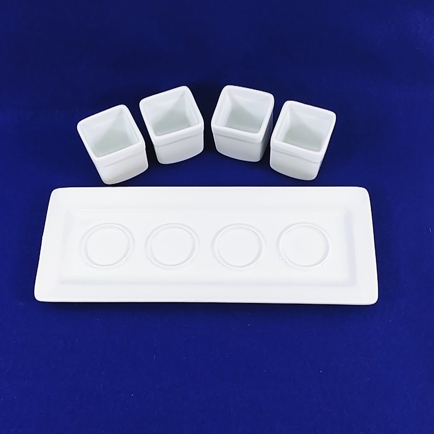 Pier 1 Imports Tasting Party Sampler Set Porcelain Cups Tray 5 Etsy