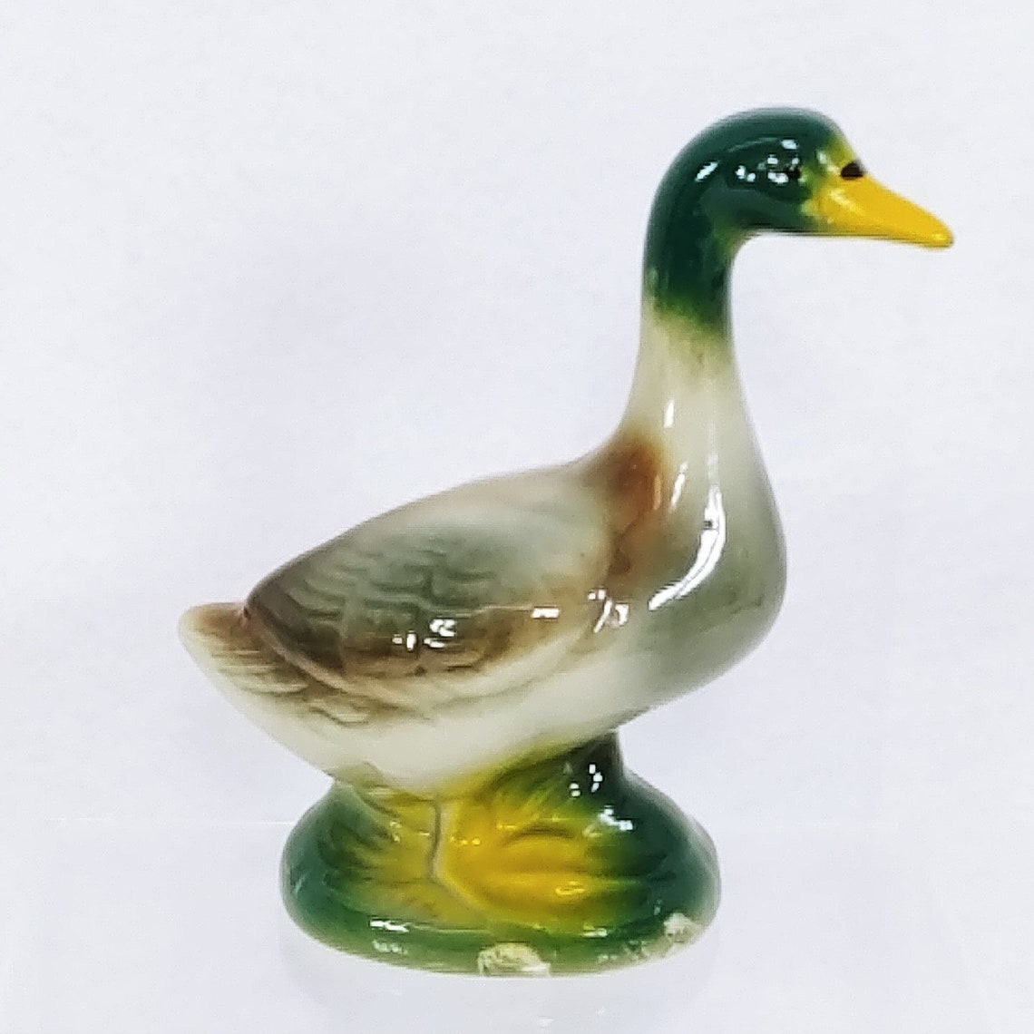Mallard Duck Figurine Handcrafted Collectibles Ceramic Brazil Etsy
