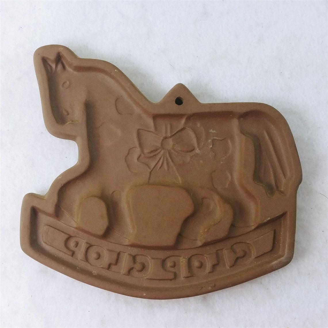 Cookie Mold Rocking Horse Ceramic Country Gear by Hartstone Etsy