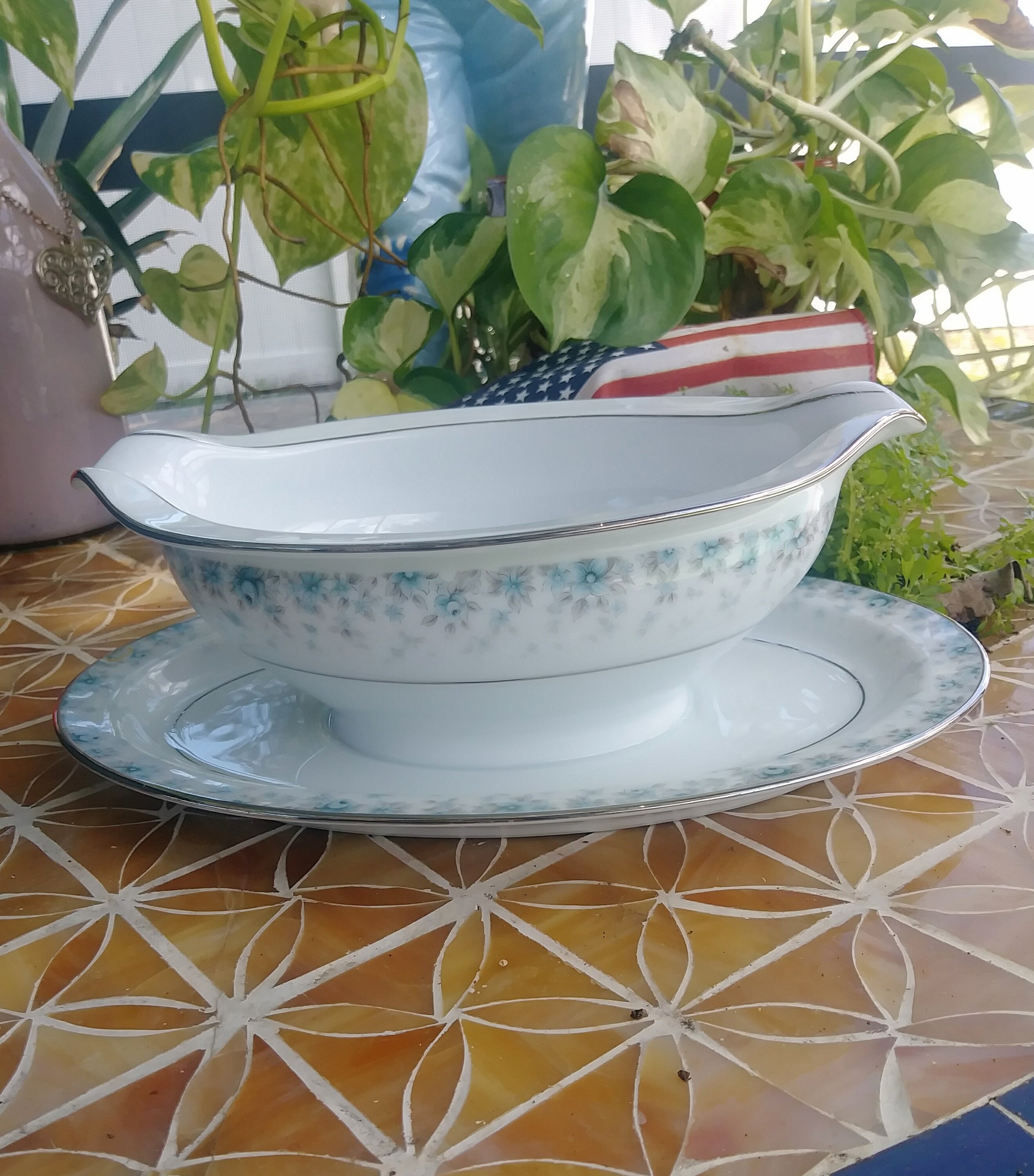 Noritake Japan Kathleen pattern 6722 gravy sauce boat with Etsy