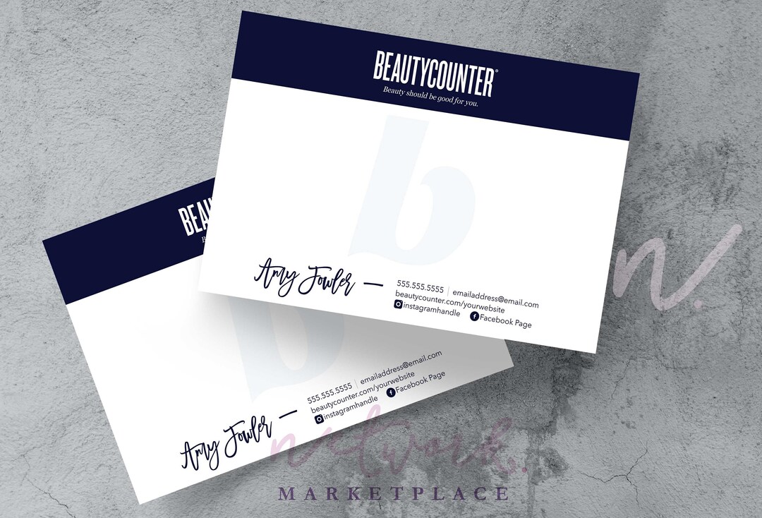 Beautycounter Note Card Printable 6 X 4 Design Personalized for ...