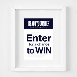 Beautycounter Sign Bundle Printable Vendor Event Signage Enter to Win ...