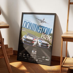 Cartel de la carrera de West Surrey Racing l Donington Park 2024