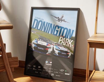 Cartel de la carrera de West Surrey Racing l Donington Park 2024