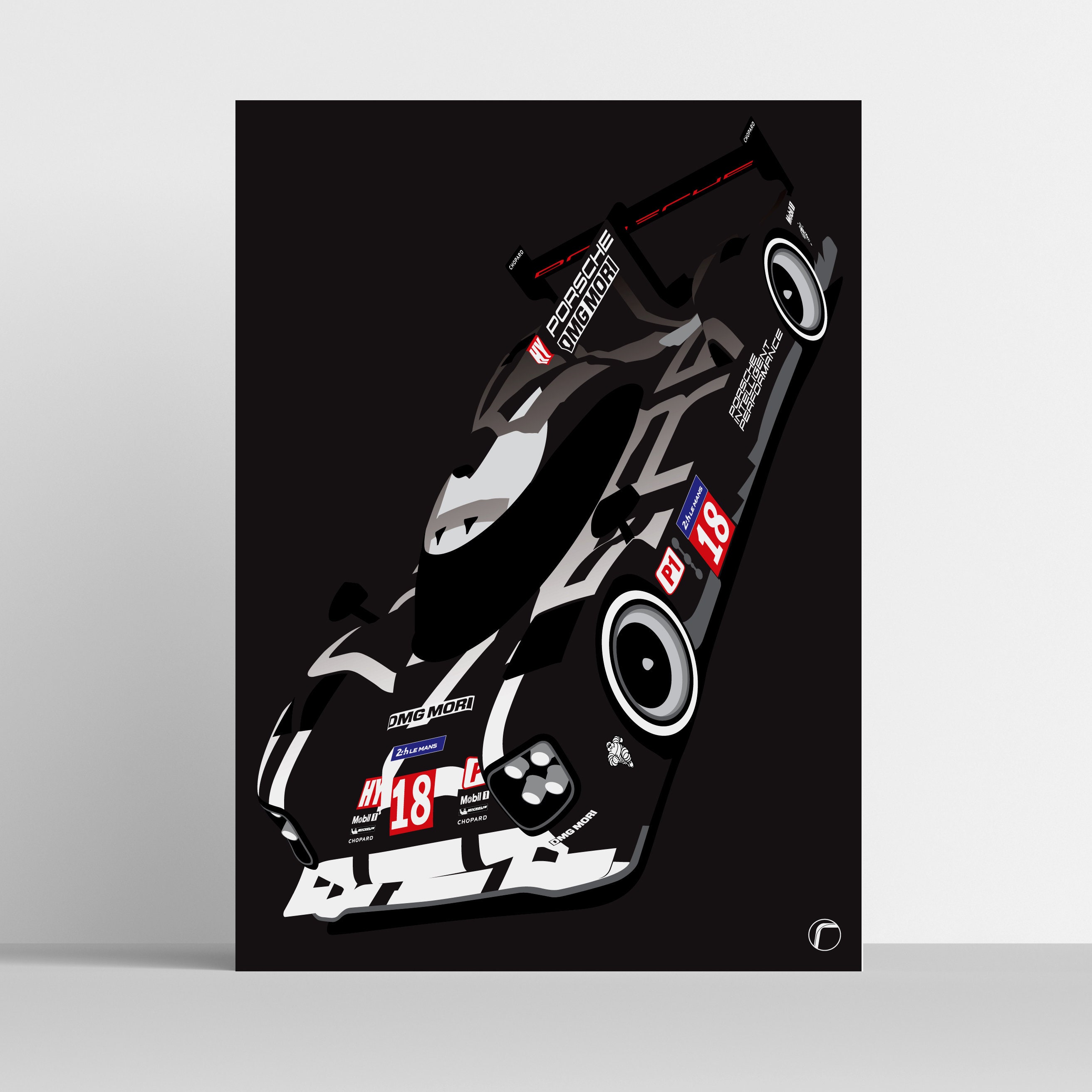 Porsche 919 Le Mans 2015 Black | Etsy