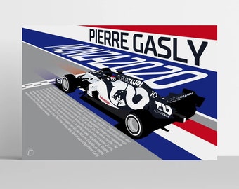 Pierre Gasly / Monza 2020 Edición Limitada Impresión
