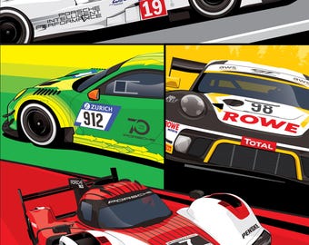 Impresión de celebración de Nick Tandy / Mr. 24