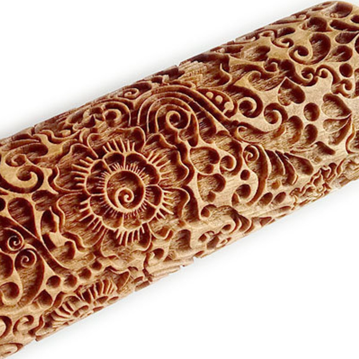 Wooden Rolling Pin, PAISLEY, Laser Engraved Rolling Pin, Embossed Small Rolling Pin, Embossing Roller for Cookies, Decorative Roller, Gift - Etsy