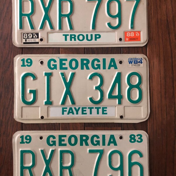 Vintage License Plates Etsy
