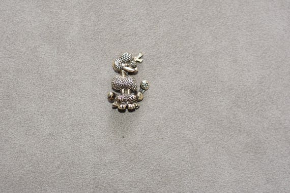 Poodle Brooch 50s 60s Vintage Poodle Pin