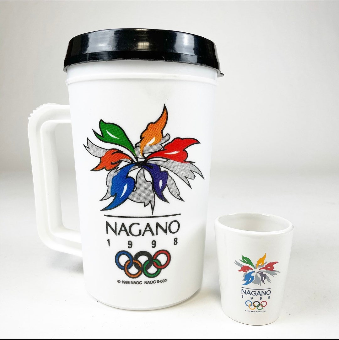 Olympic 1998 Nagano Cup and Shot Glass Etsy