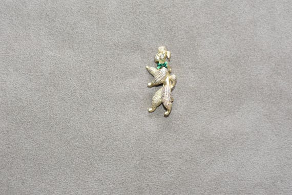 Poodle Brooch 50s 60s Poodle Pin