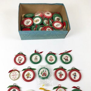Embroidered Christmas Ornaments