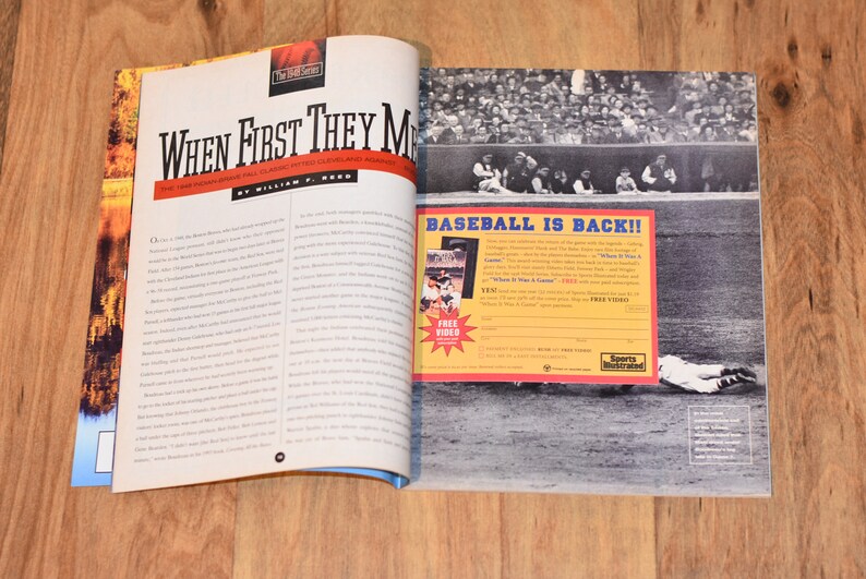 Sports Illustrated Special Edition Atlanta Braves 1995 Magazine