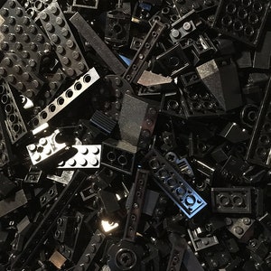 8 oz (1/2 pound) of Black Bulk Lego