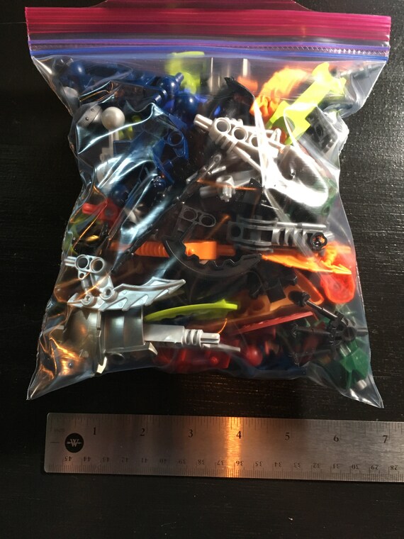 of Bionicle/Hero Factory Bulk Lego 8 oz 1/2 pound