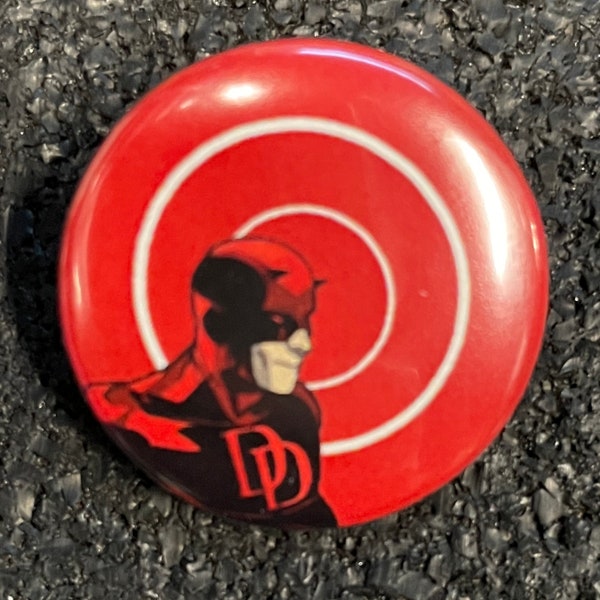 Marvel Comics Daredevil Radar Pin Button