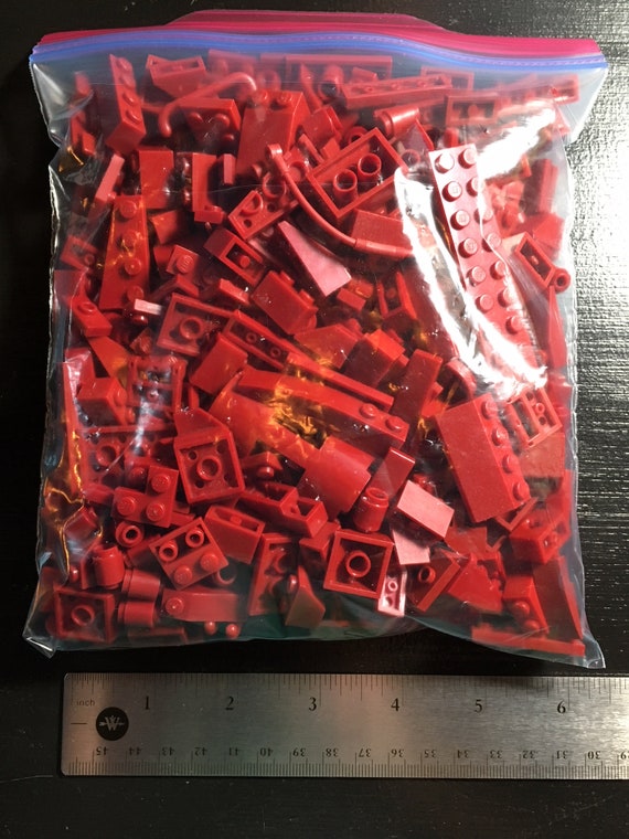 oz (1/2 Pound) of Dark Red Bulk Lego