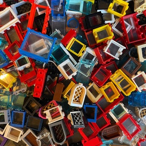 Lot of 20 Authentic Lego Windows!