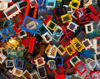 Lot of 20 Authentic Lego Windows!