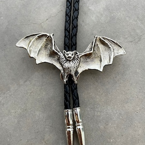 Bat Bolo Tie - Lesser Long-Nosed Bat